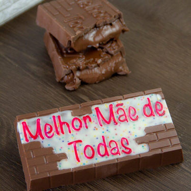 Melhor Mae de Todas Bar 3-Part Chocolate Mold (BWB) - ViaCheff.com